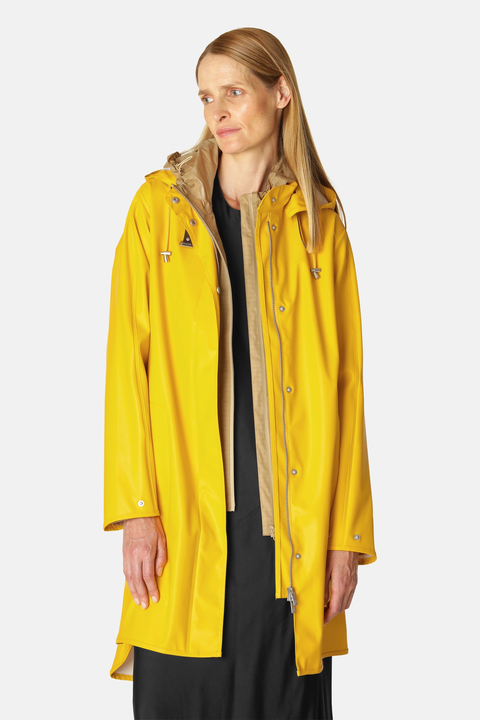 Leichter Regenmantel - Cyber Yellow